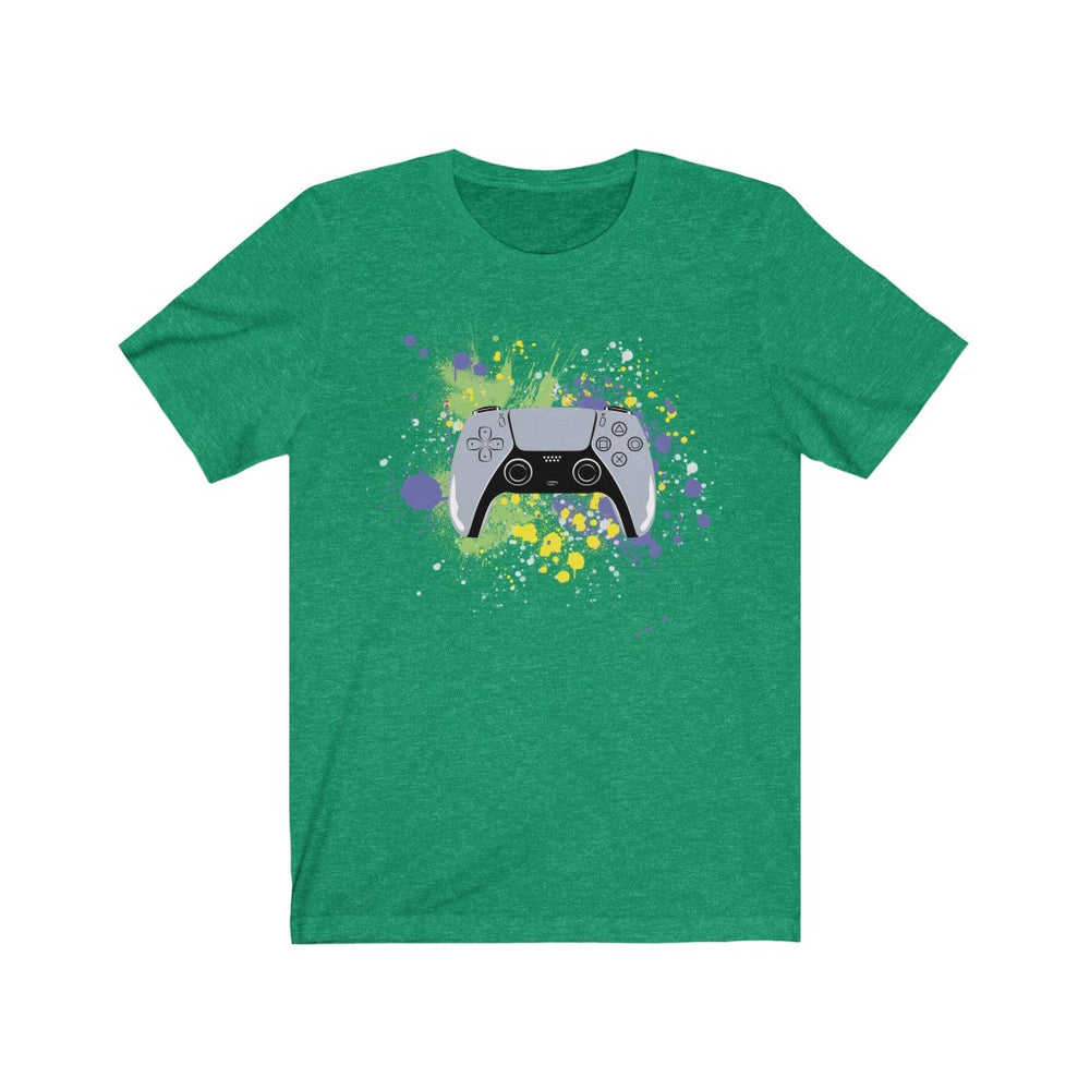 Multi-Colored PS5 Controller T-Shirt