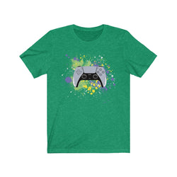 Multi-Colored PS5 Controller T-Shirt