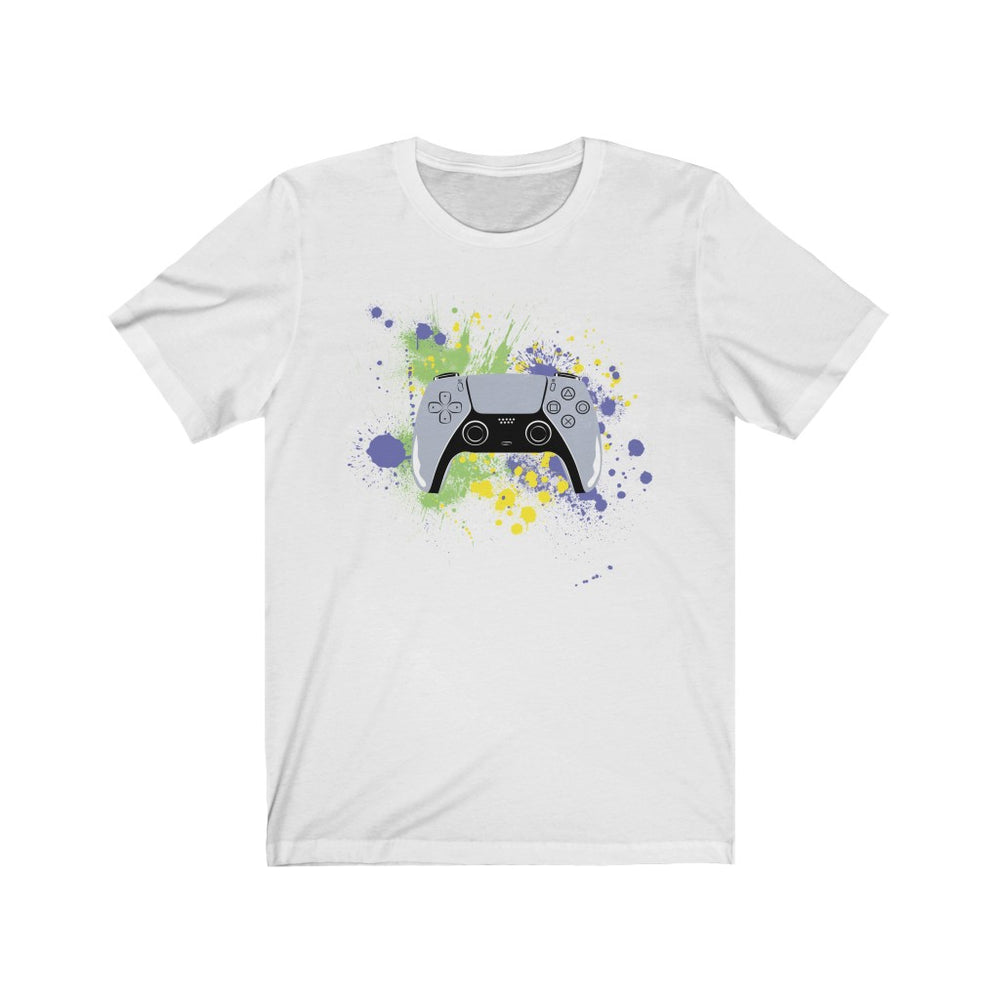 Multi-Colored PS5 Controller T-Shirt