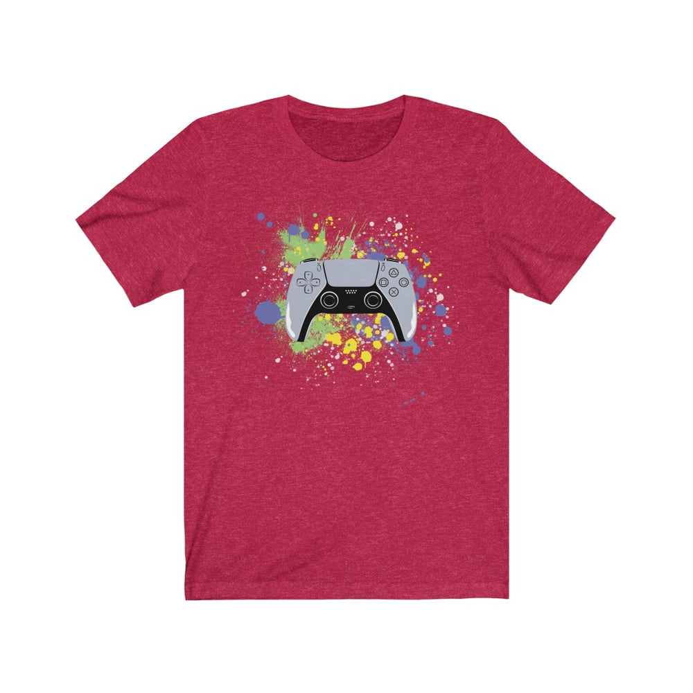 Multi-Colored PS5 Controller T-Shirt