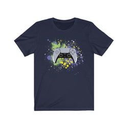 Multi-Colored PS5 Controller T-Shirt