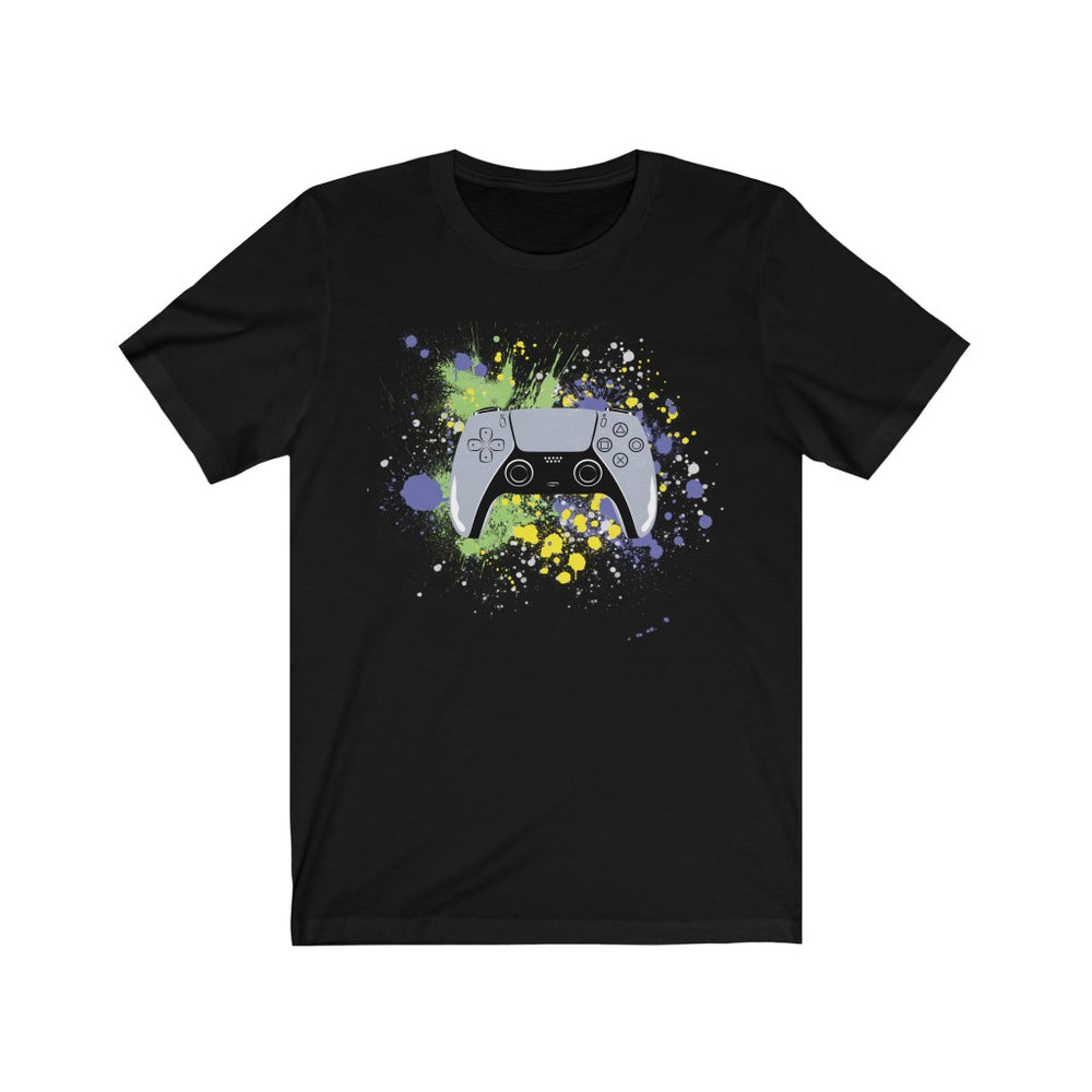 Multi-Colored PS5 Controller T-Shirt